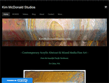 Tablet Screenshot of kimmcdonaldstudios.com